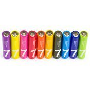 Батарейки алкалиновые Mi ZMI Rainbow ZI5 типа AA LR6, 10 шт. - фото