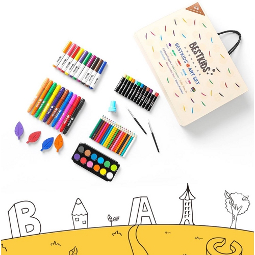 Набор для детского рисования и творчества Bestkids Art Set (69 шт.) (Уценка)