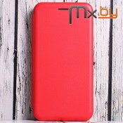 Чехол для Xiaomi Redmi 7a кожаная книга Book Case New красный - фото