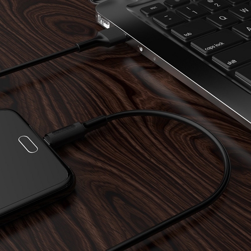 USB кабель Borofone BX1 MicroUSB для зарядки и синхронизации, длина 1,0 метр (Черный)