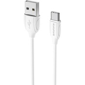 USB кабель Borofone BX19 Benefit Type-C длина 1,0 метр (Белый) - фото