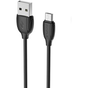 USB кабель Borofone BX19 Benefit MicroUSB длина 1,0 метр (Черный) - фото