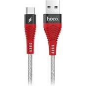 USB кабель Hoco U32 Type-C для зарядки и синхронизации, длина 1,0 метр (Красный) - фото