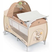 Манеж-кровать CAM Daily Plus с пеленальным столиком L113-T240 (Дизайн Медведь) - фото