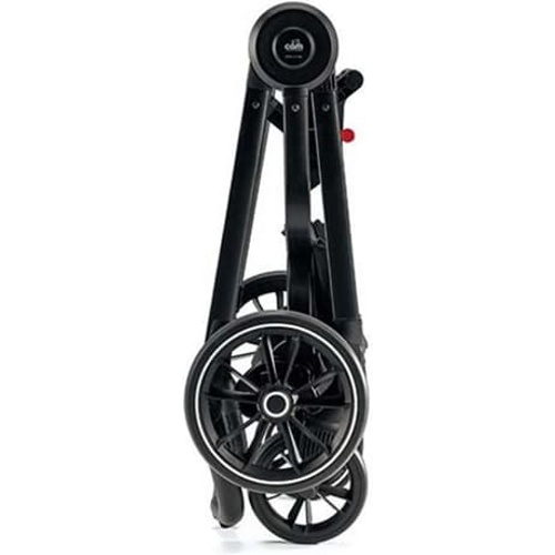 Детская коляска CAM Kit Levante-Duo (2 в 1) ART972-T569+ART805T-V90S (Темно-серый с матовой черной рамой)