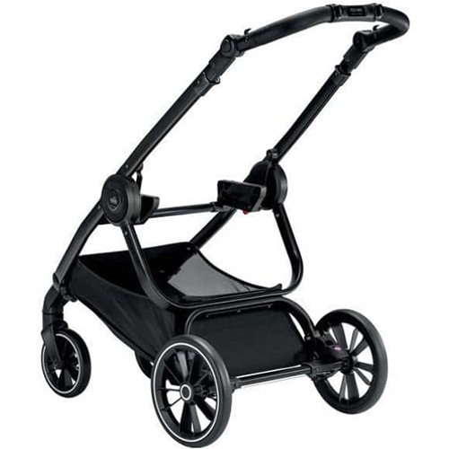 Детская коляска CAM Kit Loving-Duo (2 в 1) ART973-T527+ART805T-V90S (Сияющий розовый с матовой черной рамой)