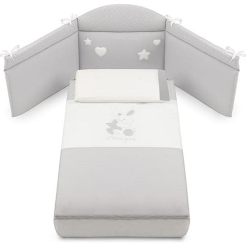 Комплект постельного белья САМ Set Piumone Coniglio G280 (одеяло, бортик, наволочка) (Дизайн Кролик) 