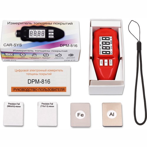 Толщиномер Carsys DPM-816 Pro (Красный)