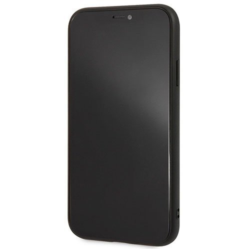 Чехол для iPhone Xr накладка (бампер) кожаный Merсedes-Benz New Organic I Hard Leather (MEHCI61THL) серый 