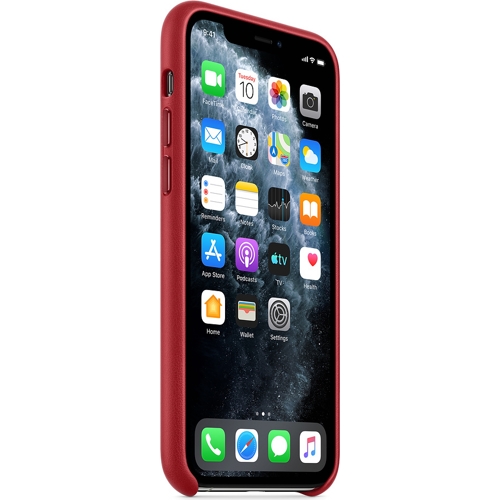 Чехол для iPhone 11 Pro Apple Leather Case (PRODUCT) RED (Красный) 