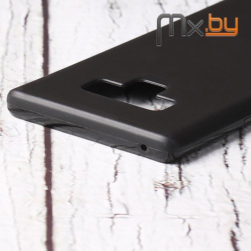 Чехол для Samsung Galaxy Note 9 накладка (бампер) силиконовый Cherry черный