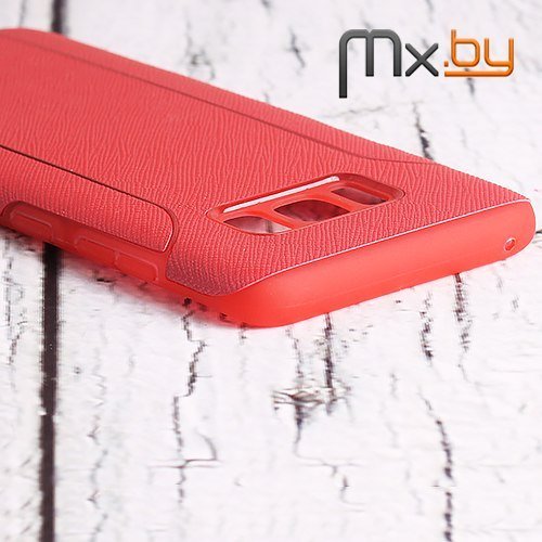 Чехол для Samsung Galaxy S8 накладка (бампер ) силиконовый Cherry Soft Design красный