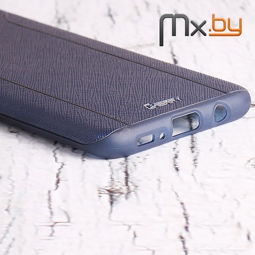 Чехол для Samsung Galaxy S8+ накладка (бампер ) силиконовый Cherry Soft Design синий