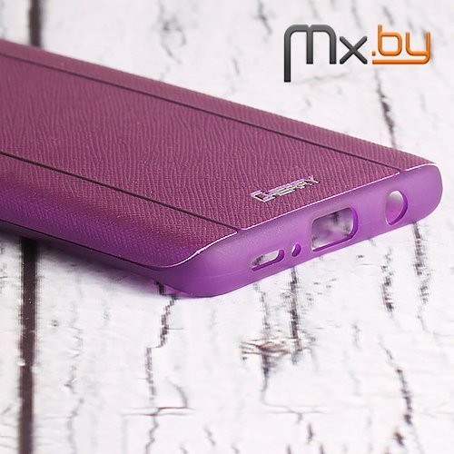 Чехол для Samsung Galaxy S9 накладка (бампер ) силиконовый Cherry Soft Design фиолетовый