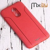 Чехол для Xiaomi Redmi 5 Plus накладка (бампер ) силиконовый Cherry Soft Design красный - фото