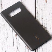 Чехол для Samsung Galaxy Note 8 накладка (бампер) силиконовый Cherry черный - фото