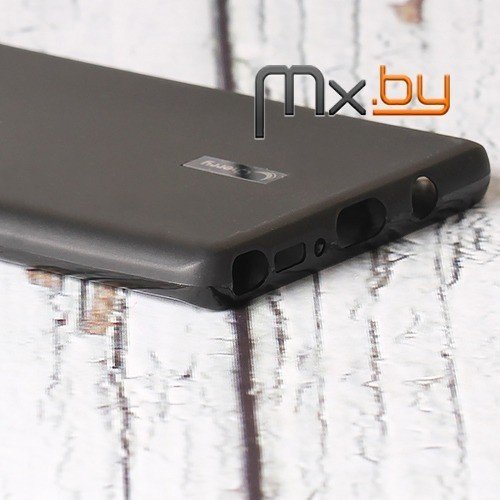 Чехол для Samsung Galaxy Note 8 накладка (бампер) силиконовый Cherry черный