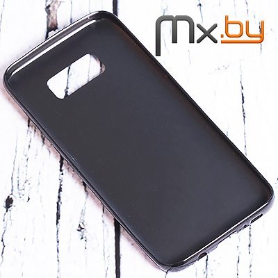 Чехол для Samsung Galaxy S8+ накладка силиконовая Cherry черная
