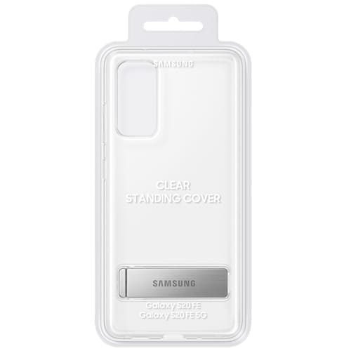 Чехол для Galaxy S20 FE накладка (бампер) Samsung Clear Standing Cover прозрачный