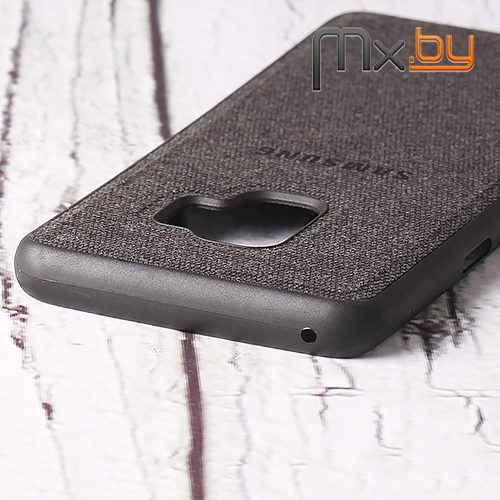 Чехол для Samsung Galaxy S9 накладка (бампер) силиконовый Denim Cover темно-серый