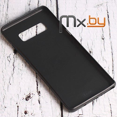 Чехол для Samsung Galaxy Note 8 накладка (бампер) силиконовый Denim Cover темно-серый