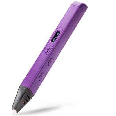 3D-ручка Dewang RP800A Slim с OLED дисплеем (фиолетовая)
