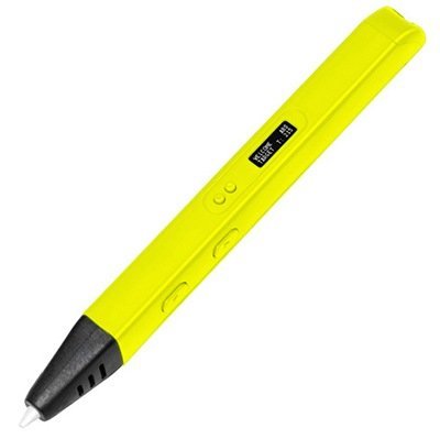 3D-ручка Dewang RP800A Slim с OLED дисплеем (желтая)