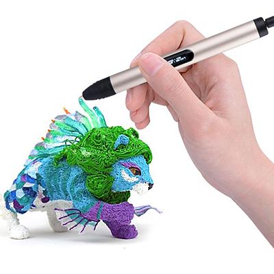 3D-ручка Dewang X4 с OLED дисплеем (серебристая)