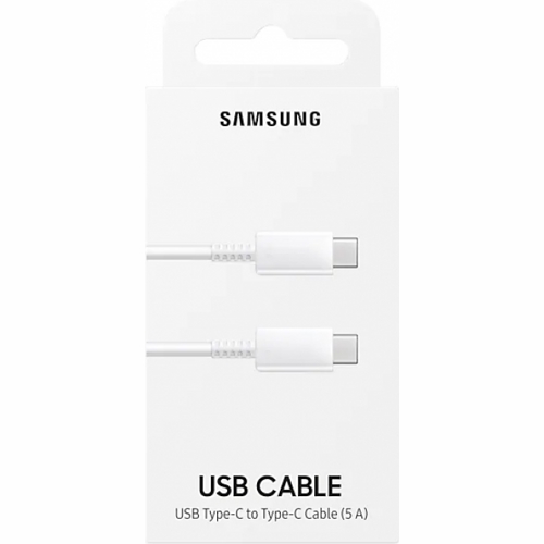 USB Type-C кабель Samsung Type-C для зарядки и синхронизации, длина 1,0 метр (EP-DN975BWRGRU) Белый - фото4