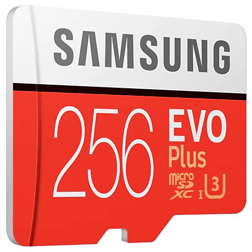 Карта памяти Samsung Evo Plus (2020) microSDXC 256Gb Class 10 UHS-1 Grade 3+ SD адаптер (MB-MC256HA/APC) 