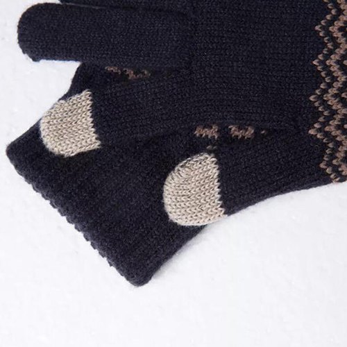 Перчатки для сенсорных экранов FO Touch Screen Warm Velvet Gloves (Синие)