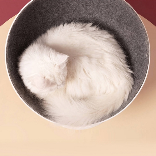 Лежанка-кресло для животных Furrytail Boss Cat Bed (Белый) 