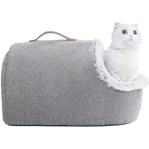 Переноска-лежанка для кошек Furrytail Hand Held Soft Cat Bed (Серый) 
