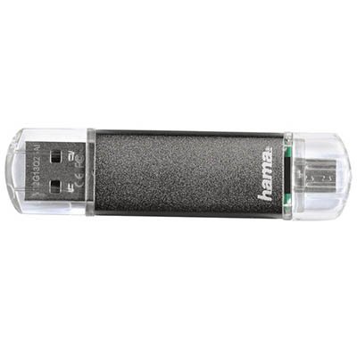 USB Флеш 32GB Hama Laeta Twin FlashPen для Android (USB 2.0 и micro USB)