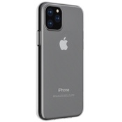 Чехол для iPhone 11 Pro Max накладка (бампер) силиконовый Hoco Light прозрачный серый - фото