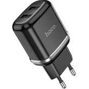 Зарядное устройство Hoco N4 2 USB 2.4A (Черный) - фото