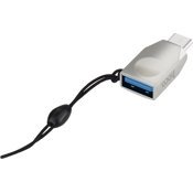Адаптер USB для Type-C Hoco UA9 на OTG (Серебро) - фото