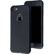 Чехол для iPhone 7 накладка (бампер) силиконовый Hoco Fascination черный матовый - фото