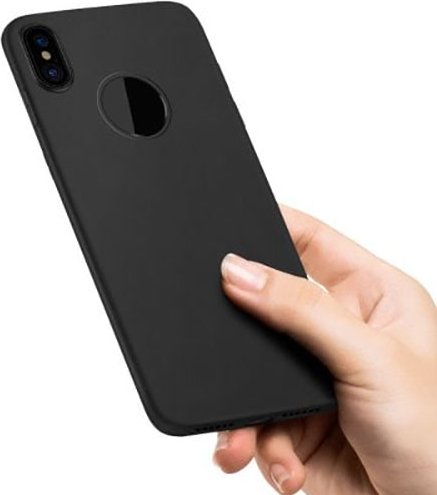 Чехол для iPhone X накладка (бампер) силиконовый Hoco Fascination черный матовый