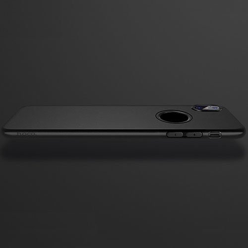 Чехол для iPhone X накладка (бампер) силиконовый Hoco Fascination черный матовый