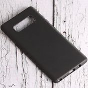 Чехол для Samsung Galaxy Note 8 накладка (бампер) силиконовый Hoco Fascination черный матовый - фото