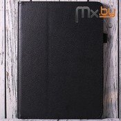 Чехол для Huawei MediaPad M3 Lite 10.1 кожаная книга черный  - фото