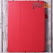 Чехол для Huawei MediaPad M3 Lite 10.1 кожаная книга красный  - фото