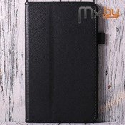 Чехол для Huawei MediaPad M3 Lite 8 кожаная книга черный  - фото