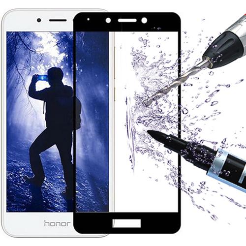 Защитное стекло на экран для Huawei Honor 6A Glass Pro Full Screen противоударное черное  
