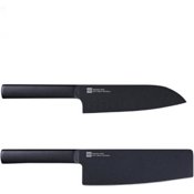 Набор ножей Xiaomi Huo Hou Black Heat Knife Set 2 шт. (Черный) - фото