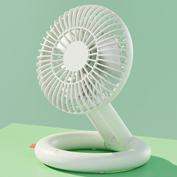 Настольный вентилятор Qualitell Zero Silent Storage Fan (Белый) - фото