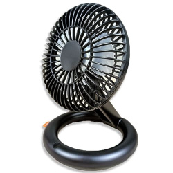Настольный вентилятор Qualitell Zero Silent Storage Fan (Черный) - фото