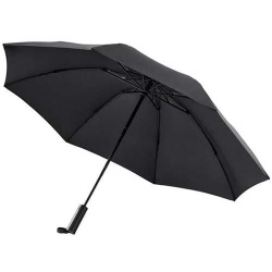 Зонт Ninetygo Folding Reverse Umbrella с подсветкой (Черный) - фото