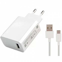 Зарядное устройство Xiaomi 27W Super Charge Turbo (MDY-10-EL) (Белый) - фото